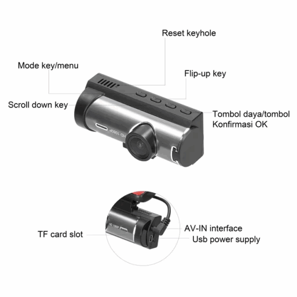 🎥Enesy Front & Rear Dash Cam📹 - Image 4