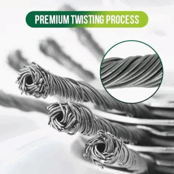 BUY 2 GET 1 FREE 6 inch Steel Wire Brush Cutter Trimmer Head - Image 4