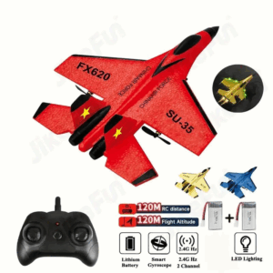 SU-35 Remote Control Jet – 2.4GHz RC Foam Glider Plane with 2 Batteries