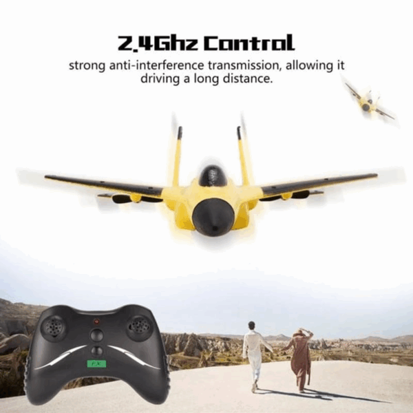 SU-35 Remote Control Jet – 2.4GHz RC Foam Glider Plane with 2 Batteries - Image 6